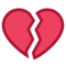Broken Heart emoji on HTC